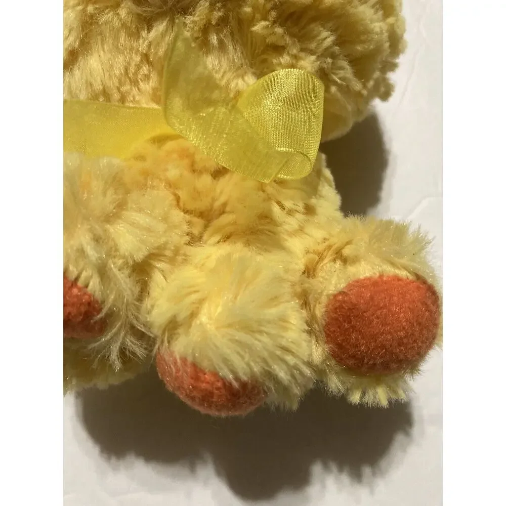 Walmart Yellow Duck Plush W/ Ribbon‎ Bow Toy